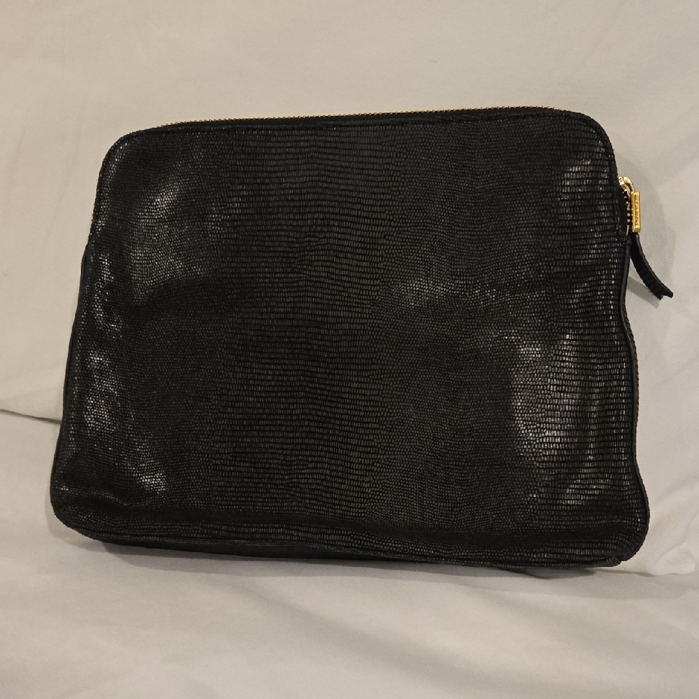 India Hicks Black Clutch